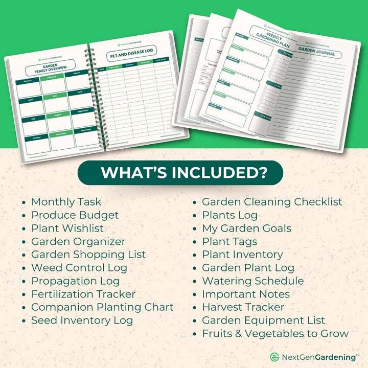seed money garden planner Yearly Gardening Calendar & Planner (Instant Download) – NextGenGardening