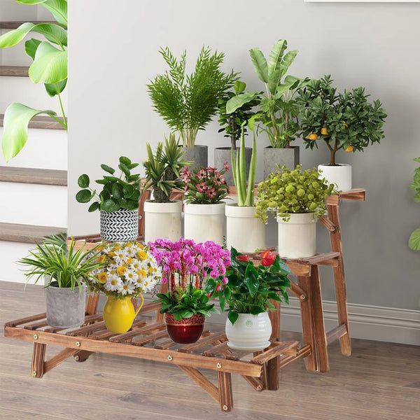 Freestanding 3 Tier Plant Display Shelves