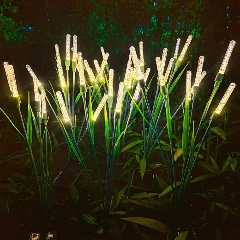 Swaying Solar Cattail Reed Lights