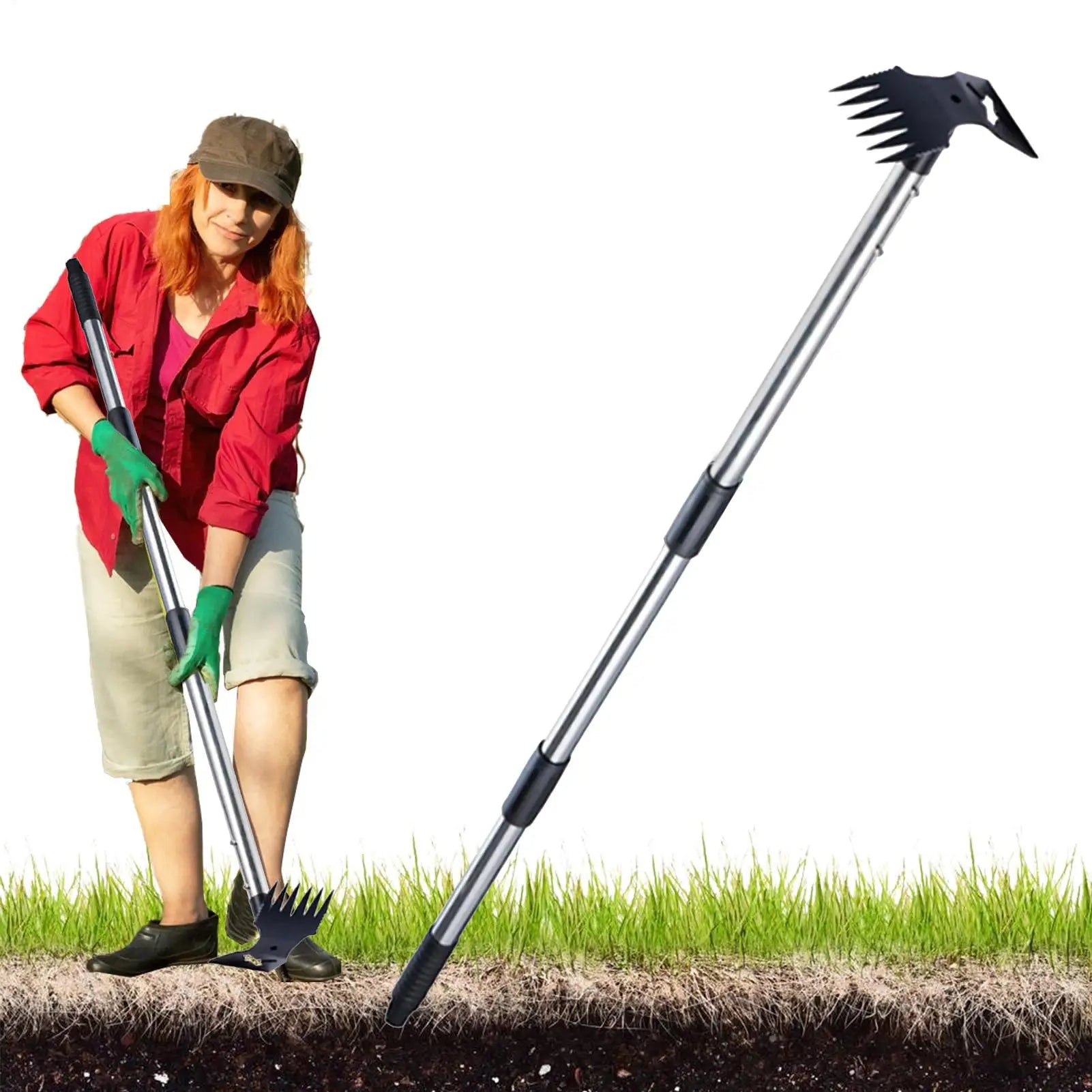 NextGen Dual Weeding Hoe with Long Handle