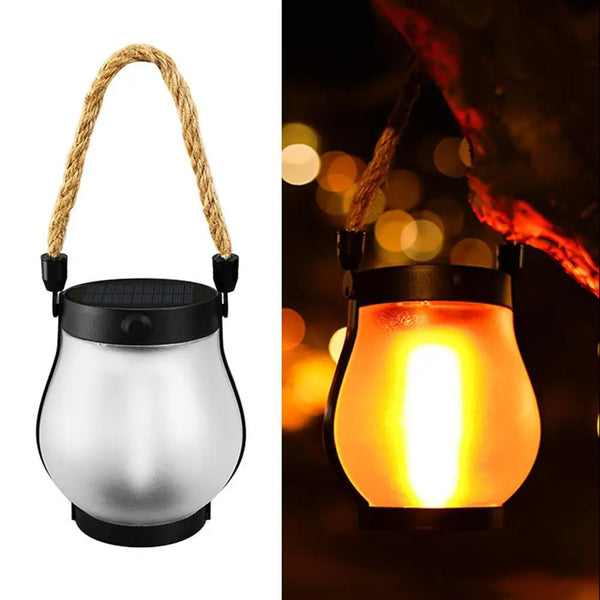 Solar Flame Lantern Outdoor Lamp