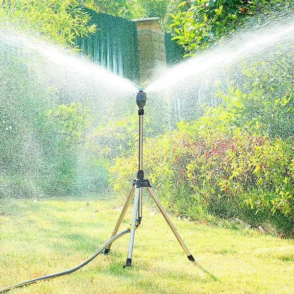 360-Degree Rotating Tripod Lawn Sprinkler