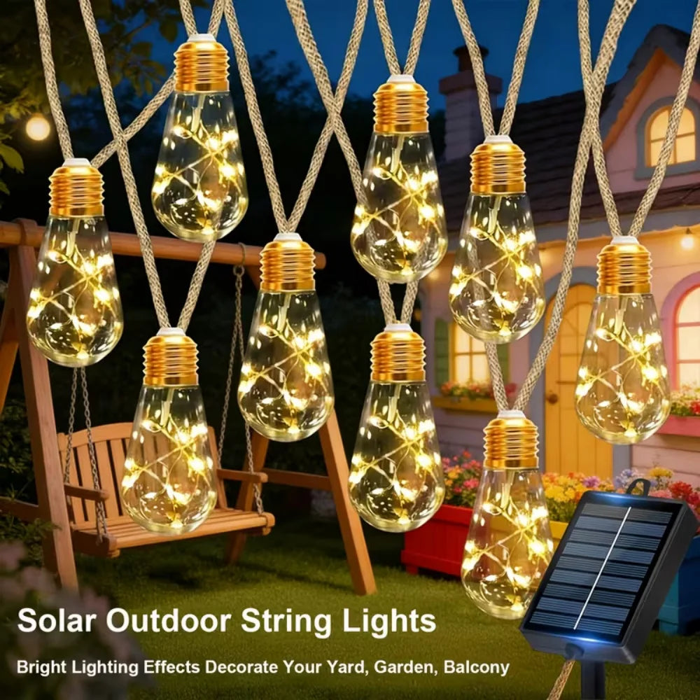 Solar Bulb String Lights – NextGenGardening