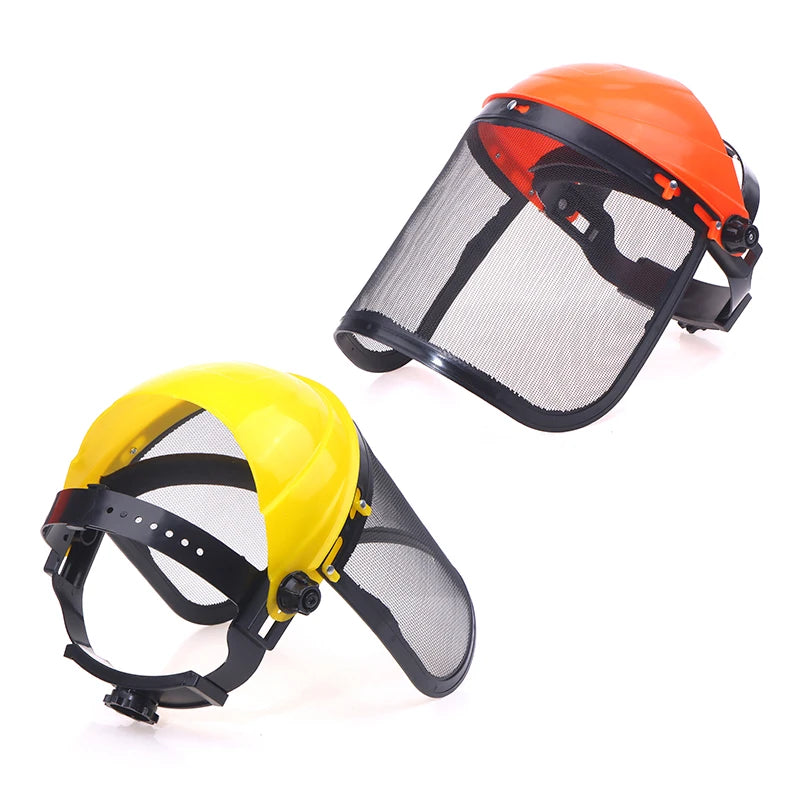 Bush Cutter Mask Protective Safety Full-Face Mesh Mask for Brush Cutters and Trimmers ...