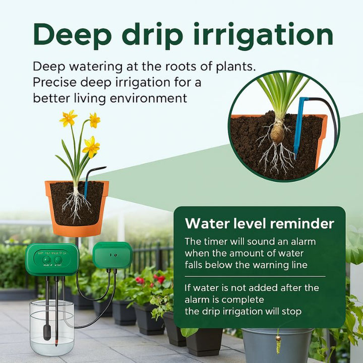 best automatic indoor plant watering system Solar Drip Irrigation Kit for Eco-friendly Automatic Watering – NextGenGardening