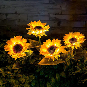 SolarSunflower® | Beautiful Solar-Powered Sunflower Lights ...