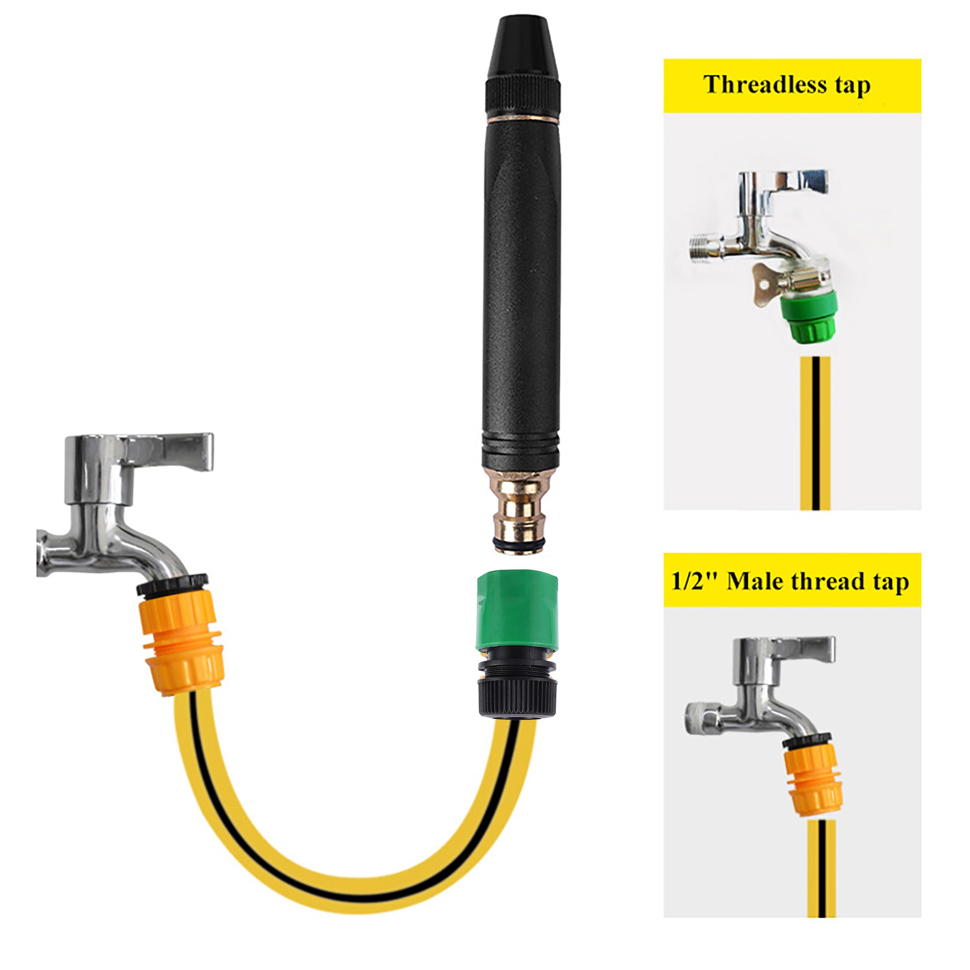 HydroWand® | High-Pressure Hose Nozzle for Garden