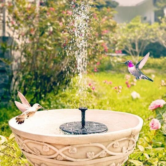 SolarSpritz® | Solar Garden Fountain