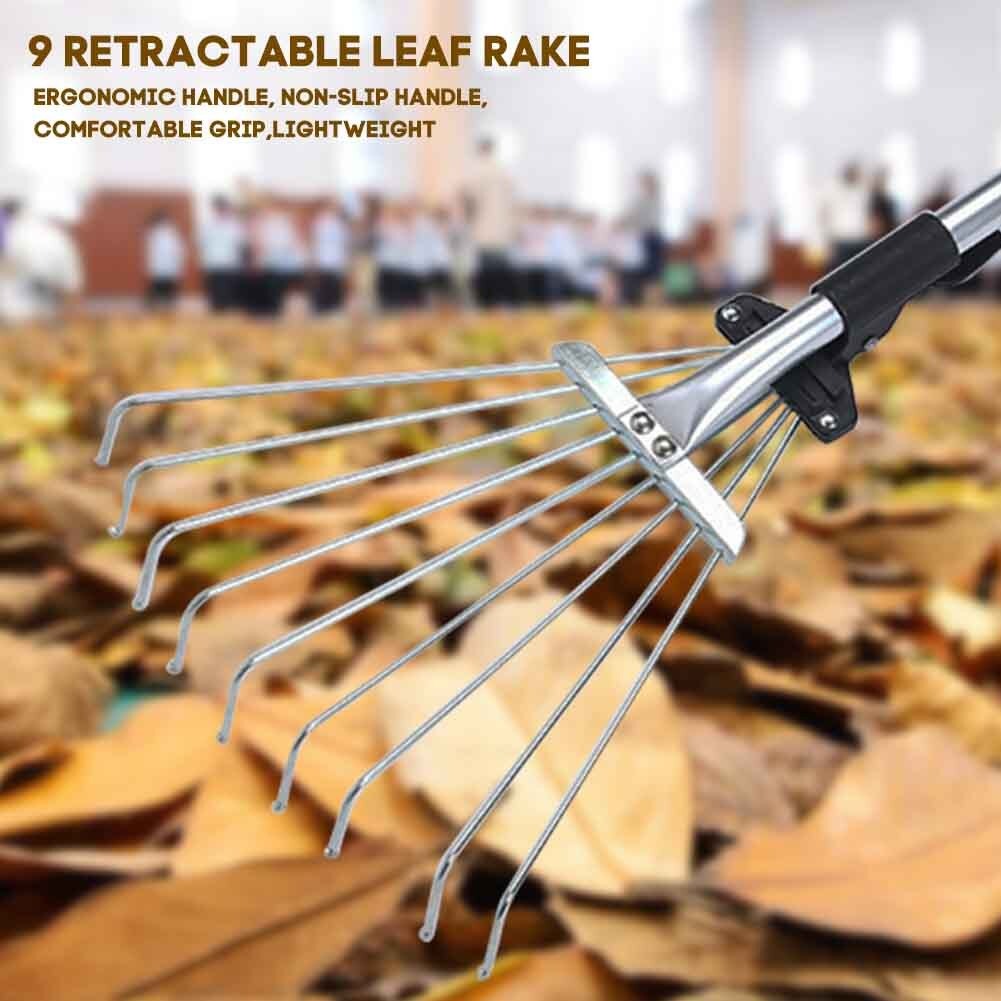 Retractable & Lightweight Mini Garden Rake – NextGenGardening